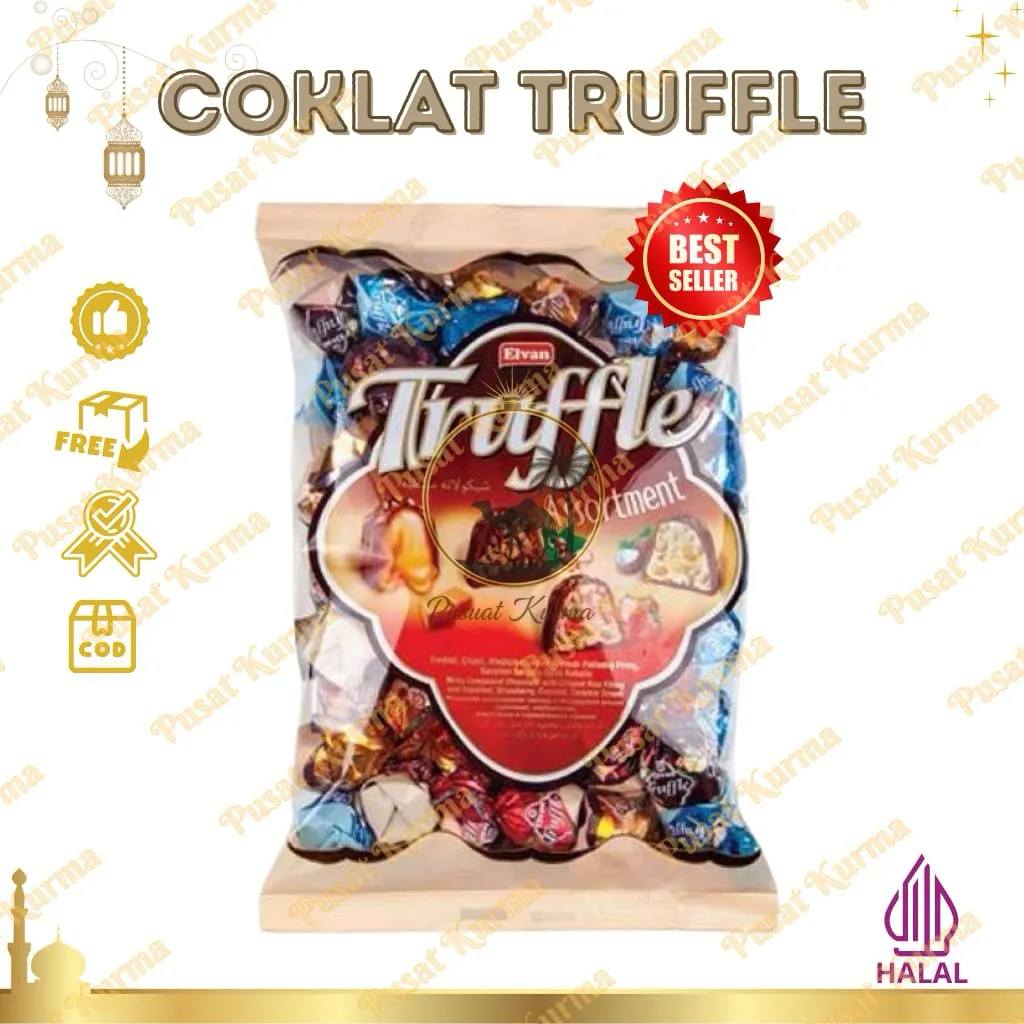 Elvan truffle kemasan 1kg mix rasa