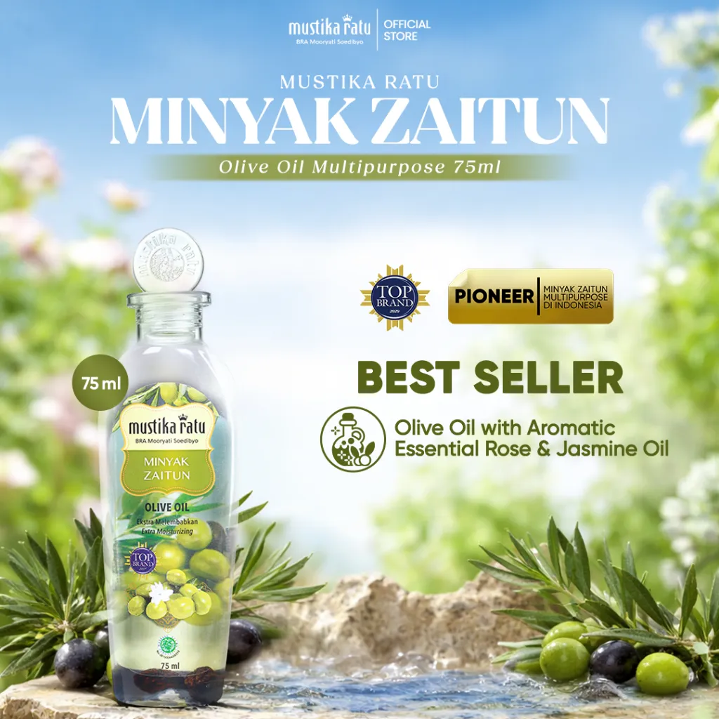 Mustika Ratu Minyak Zaitun 75ml BEST SELLER