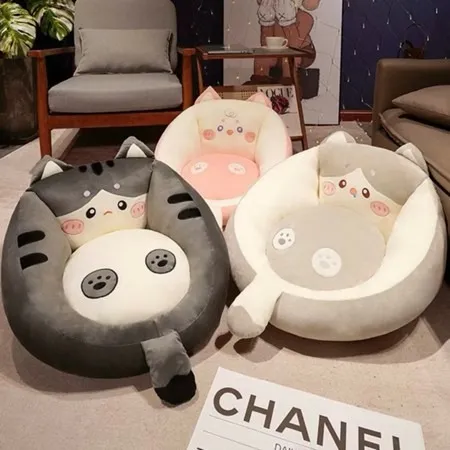 Bantal Sofa Karakter Lucu Sandaran Punggung Bantal Santai Anak Kartun Yang Lembut dan Lucu Model Terbaru