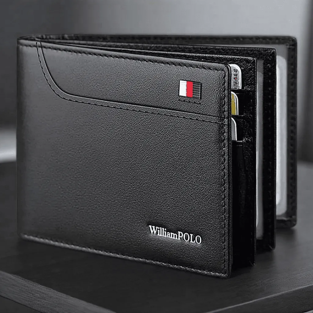 Dompet Pria Premium William Polo Dompet Cowok keren Dompet laki-laki terbaru Dompet lipat 2 Elegan