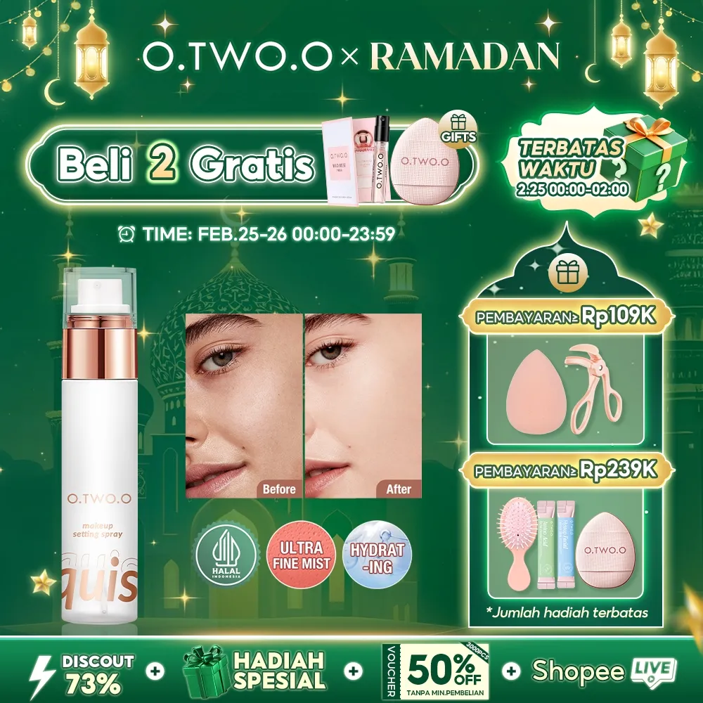 O.TWO.O Makeup Setting Spray Long-lasting Spray