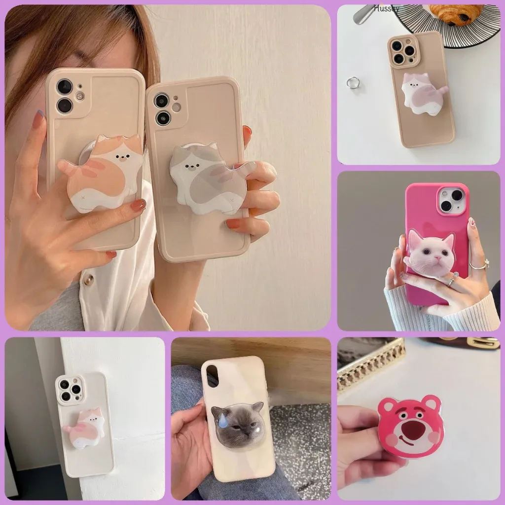 Phone Holder PVC/CARTOON - Griptok 3D/ Stand HP/ Phone Stand/ Phone Grip-Hu
