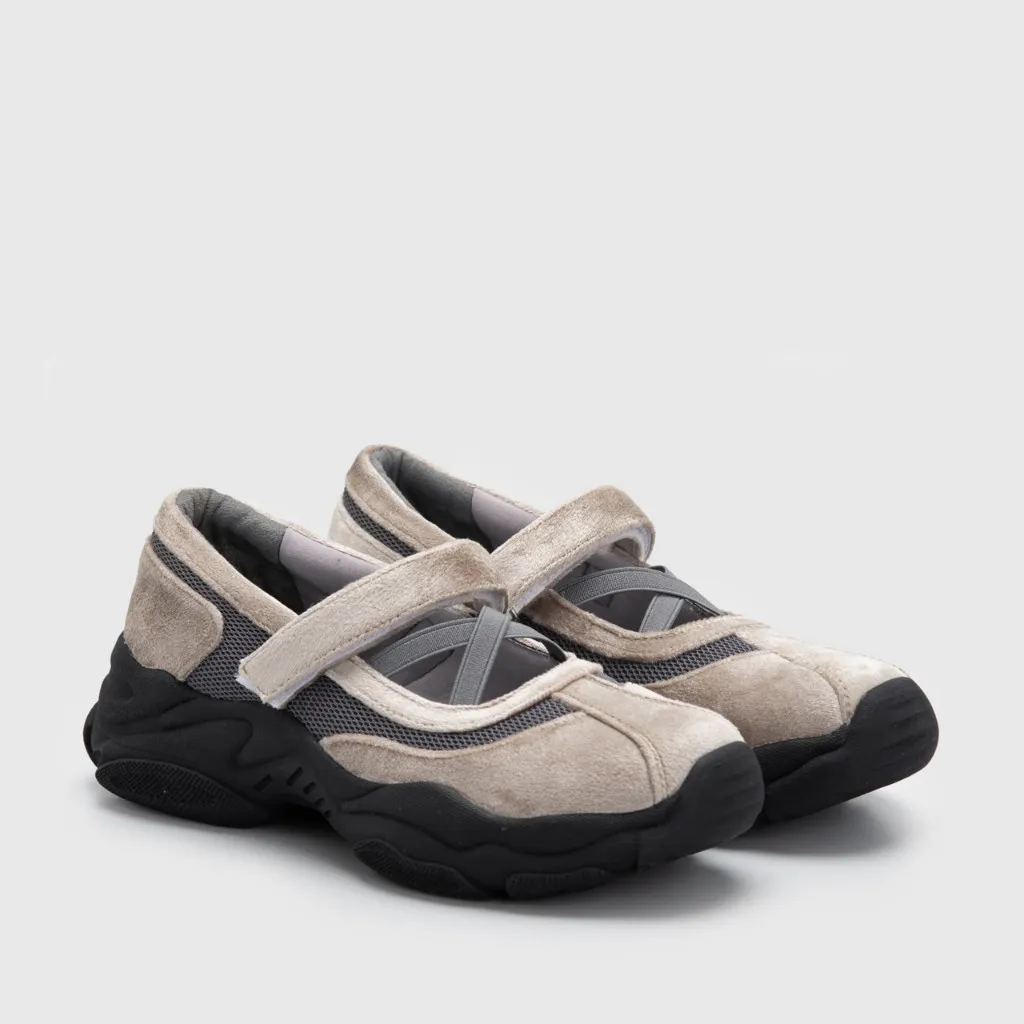 Adorable Projects - Zolisya Sneakers Balerina Cream - Sepatu Wanita