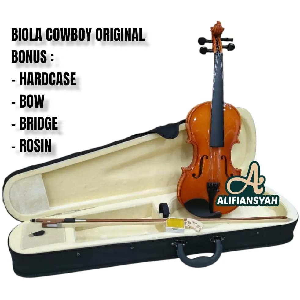 Biola akustik cowboy original import china ukuran 4/4 dan 3/4 violin akusik A1017