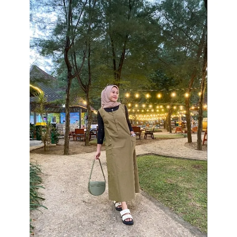 Overall Temi LD 110-120CM Katun twill combed melar Premium