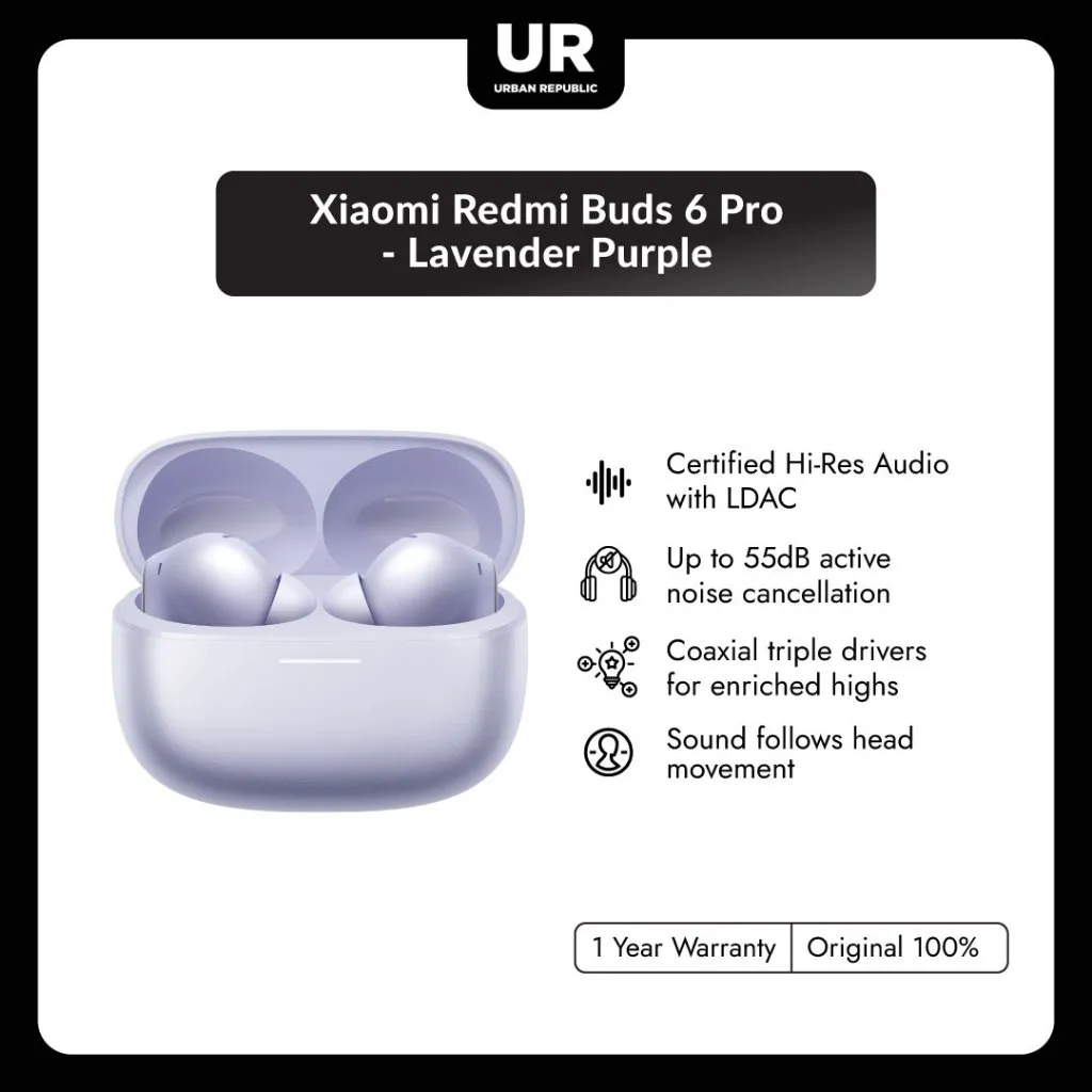 Xiaomi Redmi Buds 6 Pro - Lavender Purple