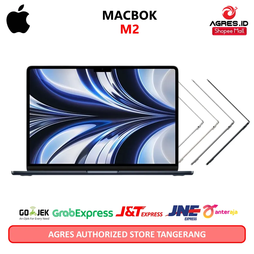 IBOX APPLE MACBOOK AIR 13 M2 8C GPU 16GB 256GB 8C CPU OS X 13.6 MIDNIGHT BLACK - SPACE GREY