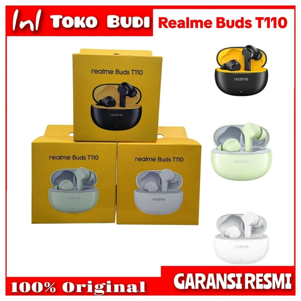 Realme Buds ( T110 / T300 ) Original Garansi Resmi
