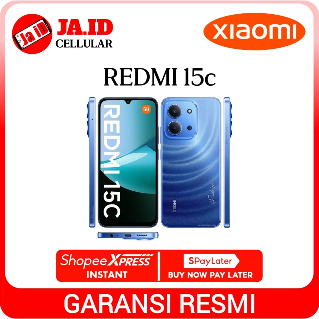 SMARTPHONE XIAOMI REDMI 15C ORIGINAL GARANSI RESMI