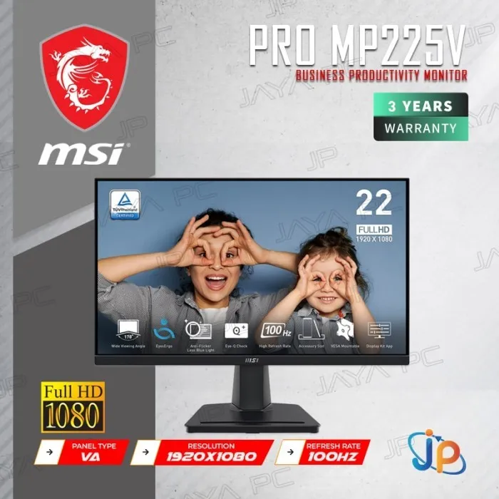 Monitor MSI LED PRO MP225V - Full HD 22" Inch