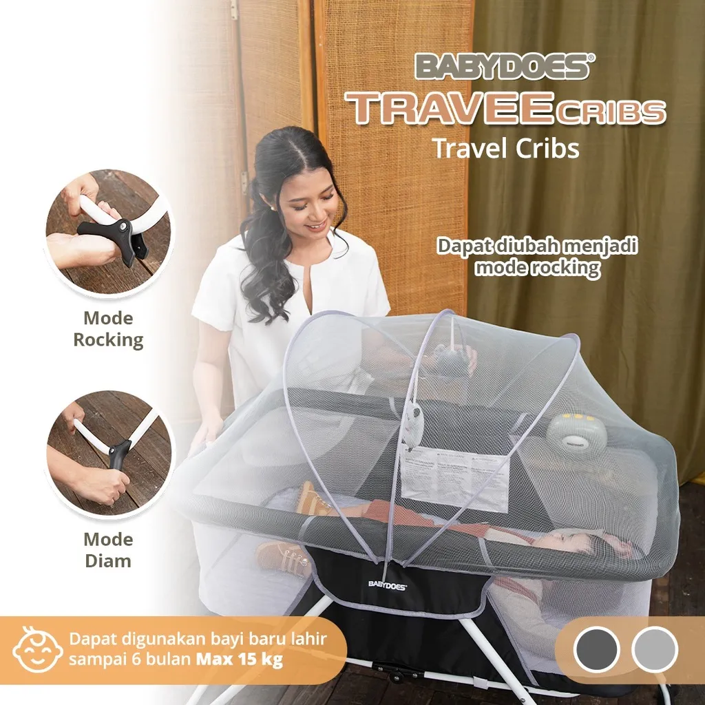 Spesial Ramadhan TEMPAT TIDUR ANAK BABYDOES BOX CH 16421 TRAVEE CRIBS