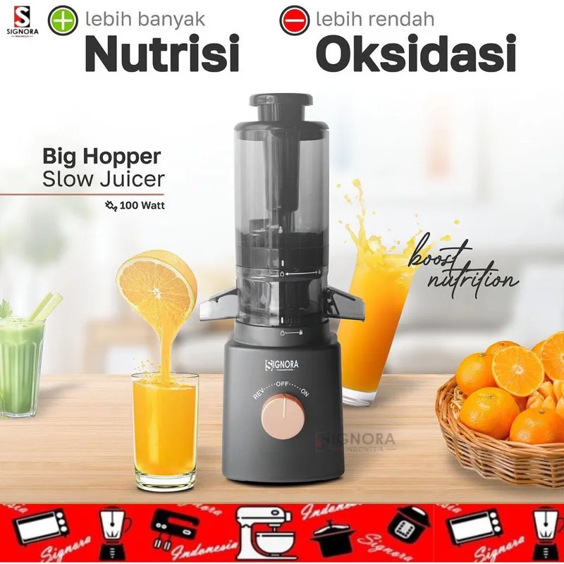 Signora Slow Juicer / Big Hopper Slow Juicer Signora