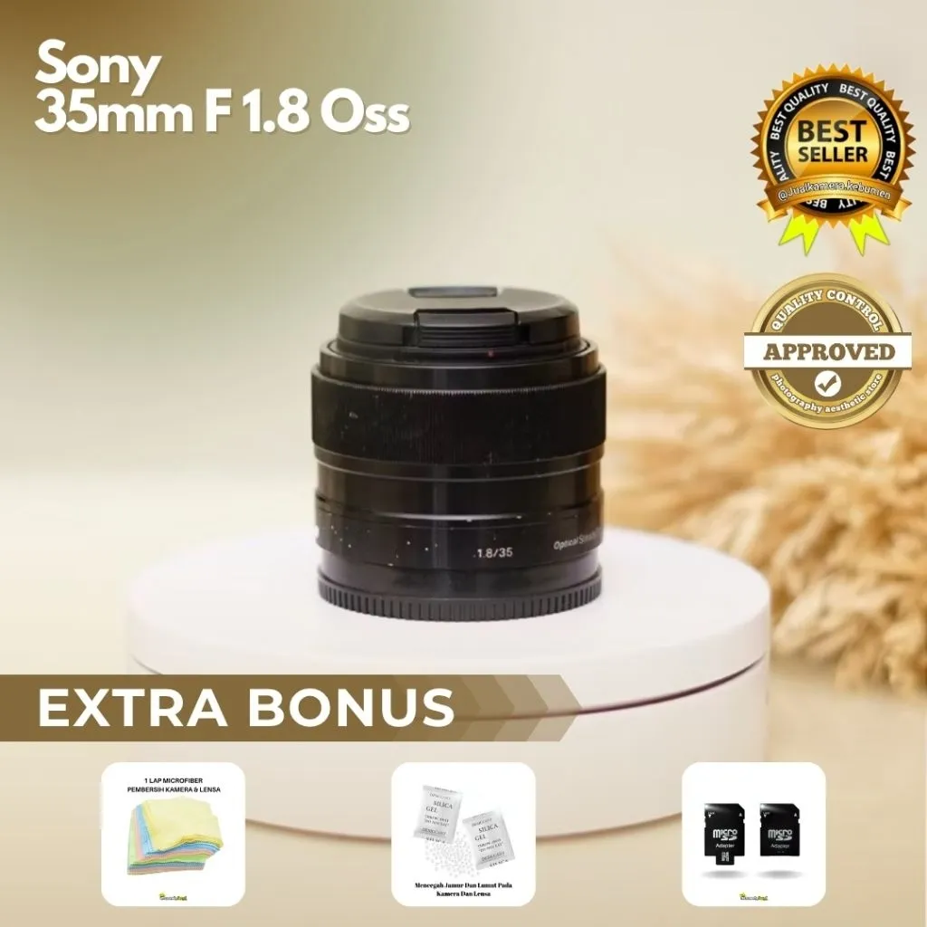 Sony E 35mm f1.8 OSS Prime Lensa Sony 35mm f/1.8 Murah Siap Pakai