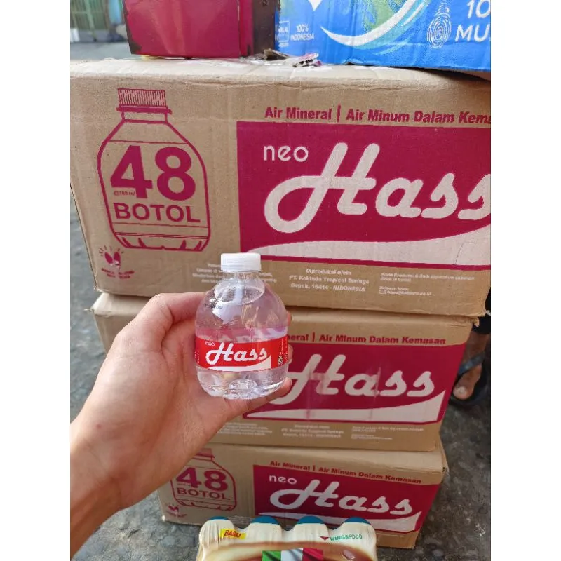 AIR MINERAL HASS MINI BOTOL 188ML  DUS ISI 48 BOTOL