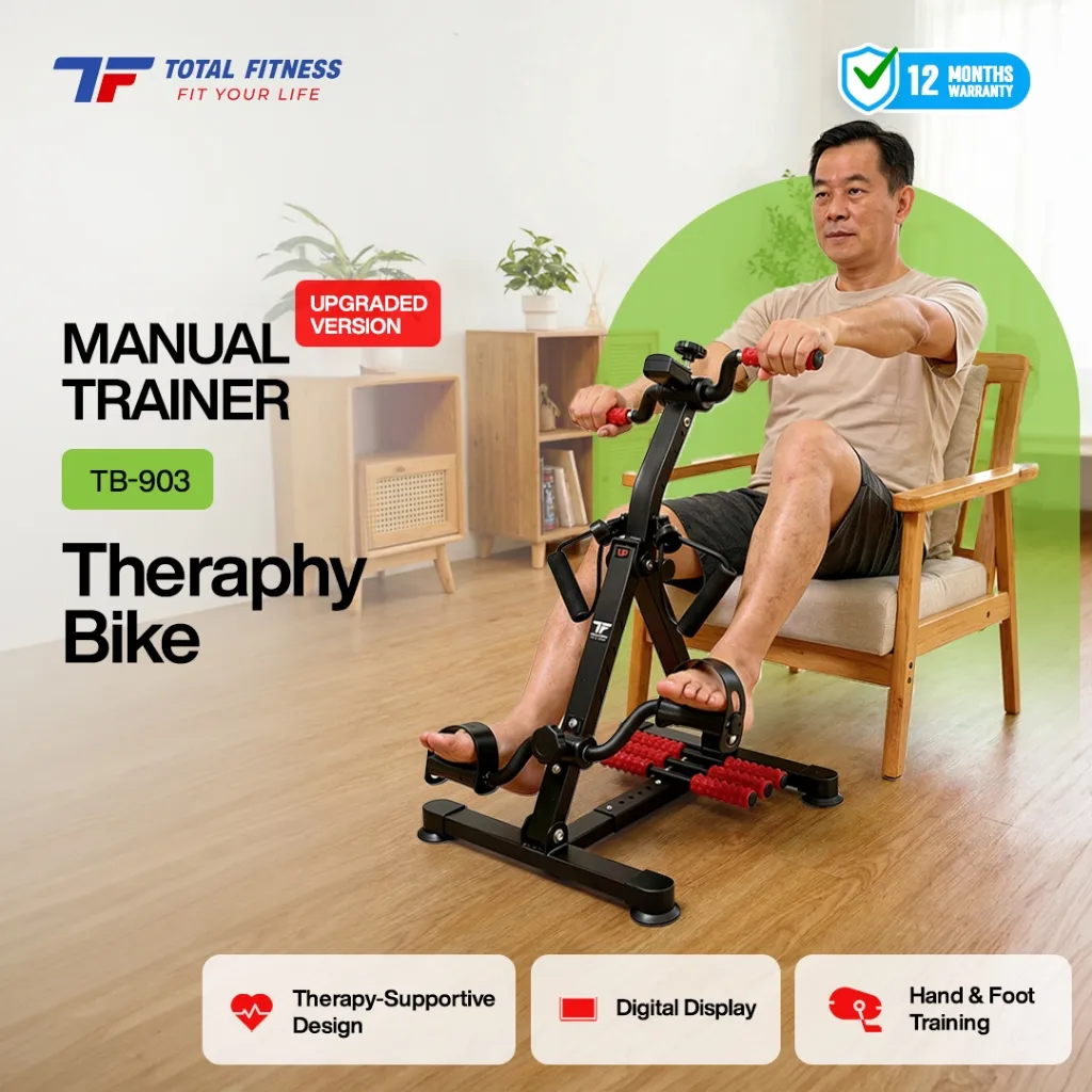 TOTAL FITNESS Manual Trainer Terapi Sepeda Statis Multifungsi TB-903