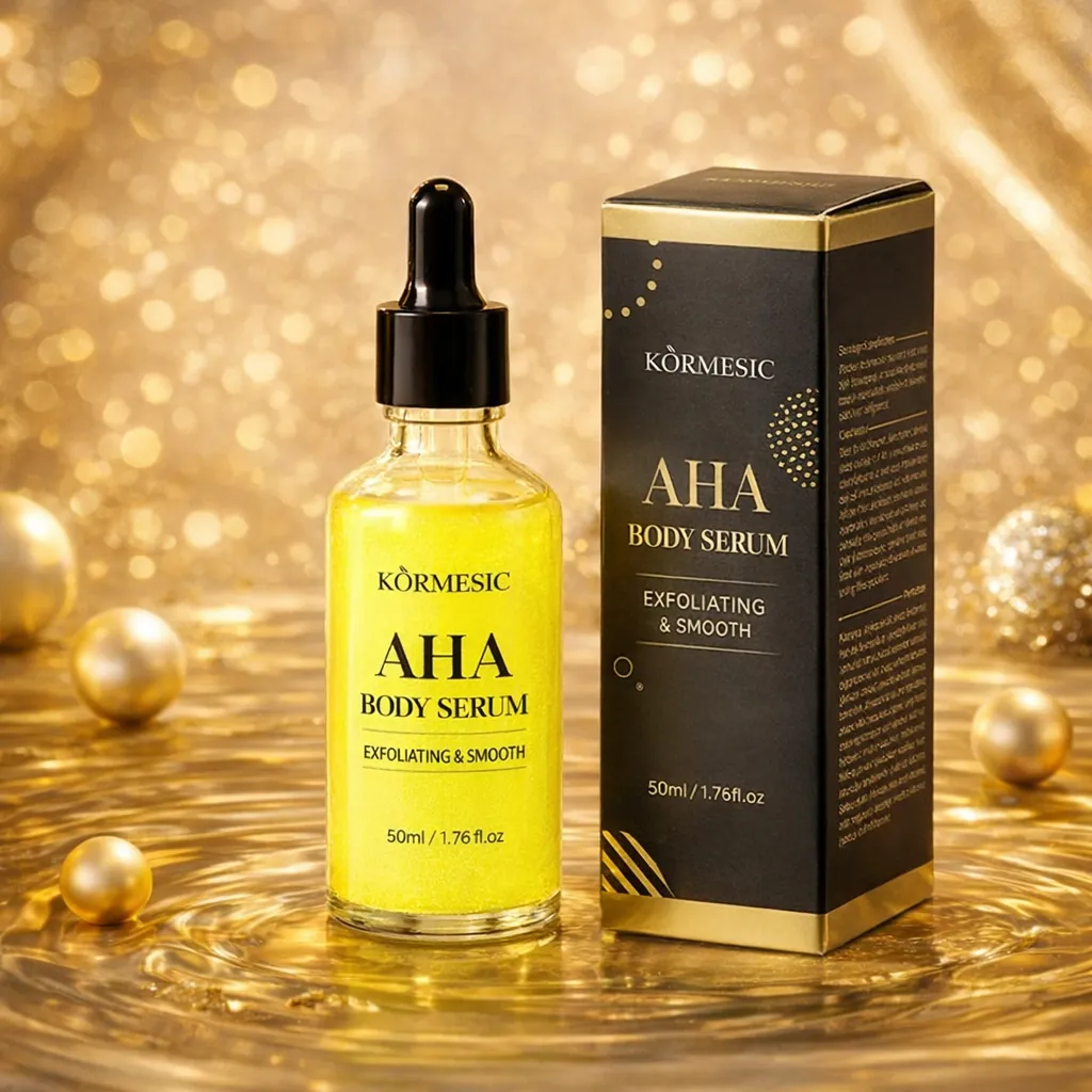 Kormesic AHA Body Serum / Body Booster – Serum Tubuh untuk Kulit Cerah, Halus & Glowing