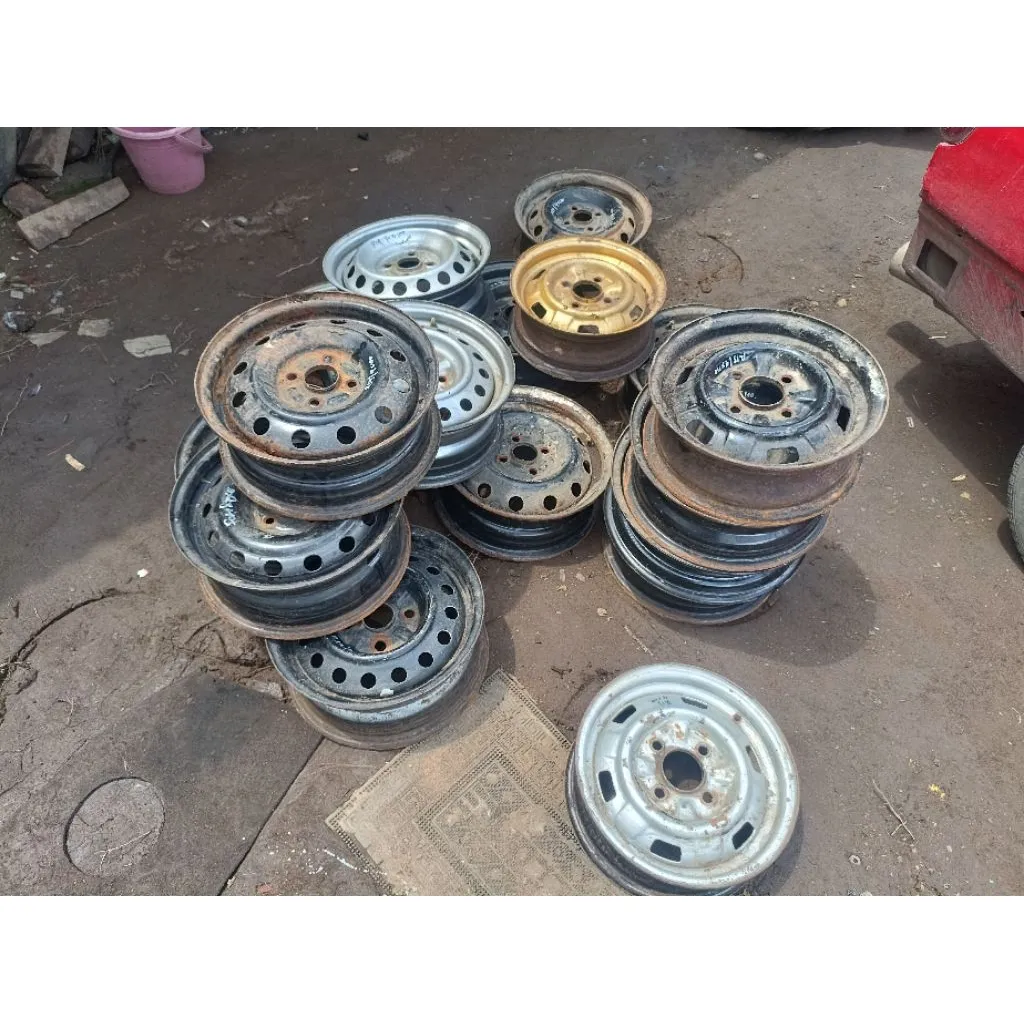 Velg kaleng Ring 14 pcd 4x100 (HARGA SATUAN) Untuk Mobil Brio, Calya, Sigra, Ayla, Vios, Jazz, Civic, Mobilio, Agya, Sirion, Karimun, Datsun, Ford, Baleno, City, Timor, Etios