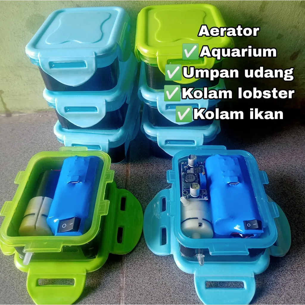 Aerator Udang Hidup Bisa Di Charger Kuat Hingga 40jam