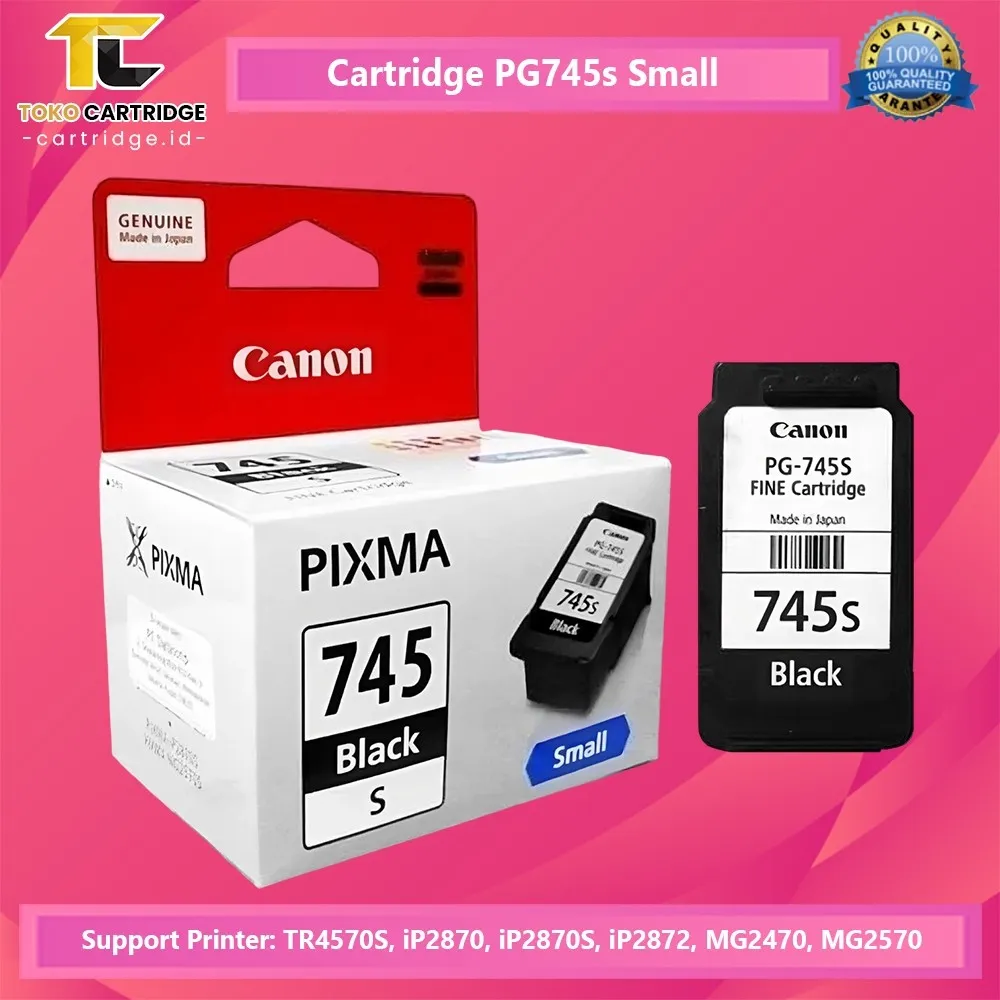 Catridge Tinta Canon PG 745s 745 CL 746s 746 small Original Katrid Printer MX497 MG2570 IP2870s IP2872 | Tinta GI790 GI-790 Original Printer G1010 G2010 G3010 G4010 G1000 G2000 G3000