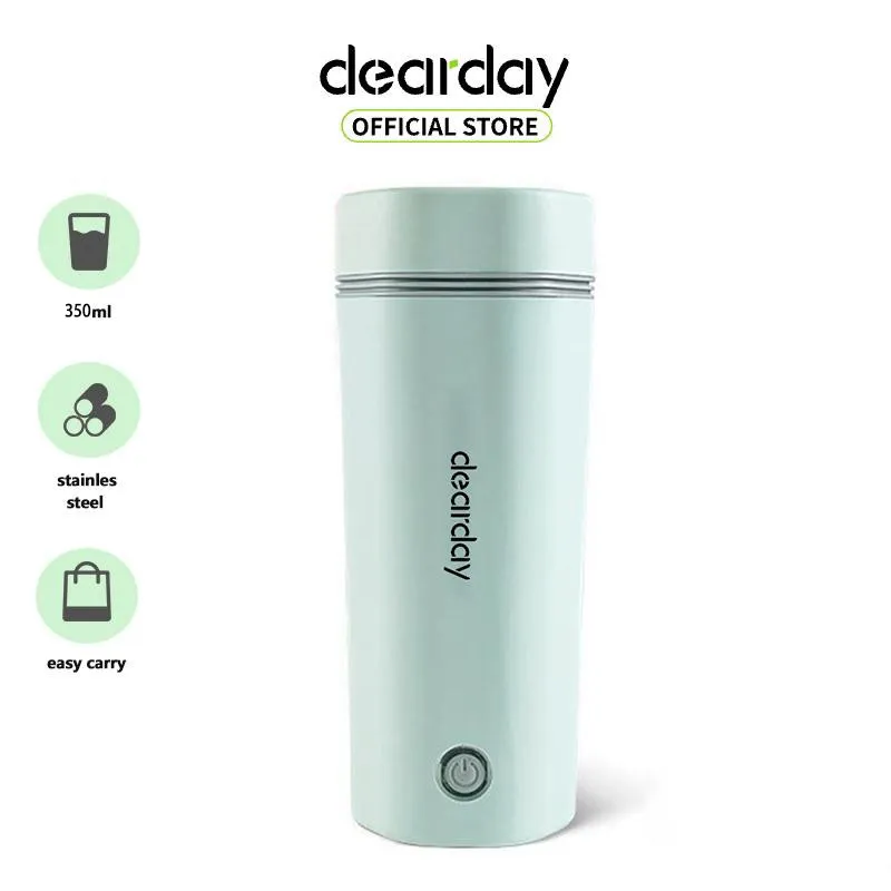 Dearday Electric Thermos Kettle Portable 350ml / Termos Elektrik Portabel Mobil Rumah Travel Water Heater