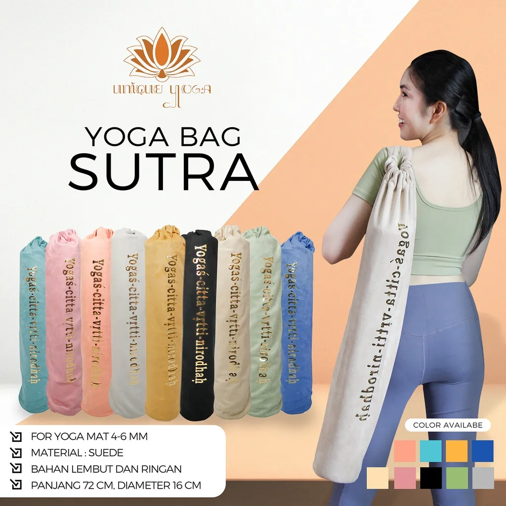Sutra Yoga Bag / Tas Yoga Mat / Tas Matras Premium / Tas Yoga Ransel / Yoga Bag Sutra / Tas Yoga Sutra Termurah / Tas Yoga Lululemon / Tas Matras Yoga Murah