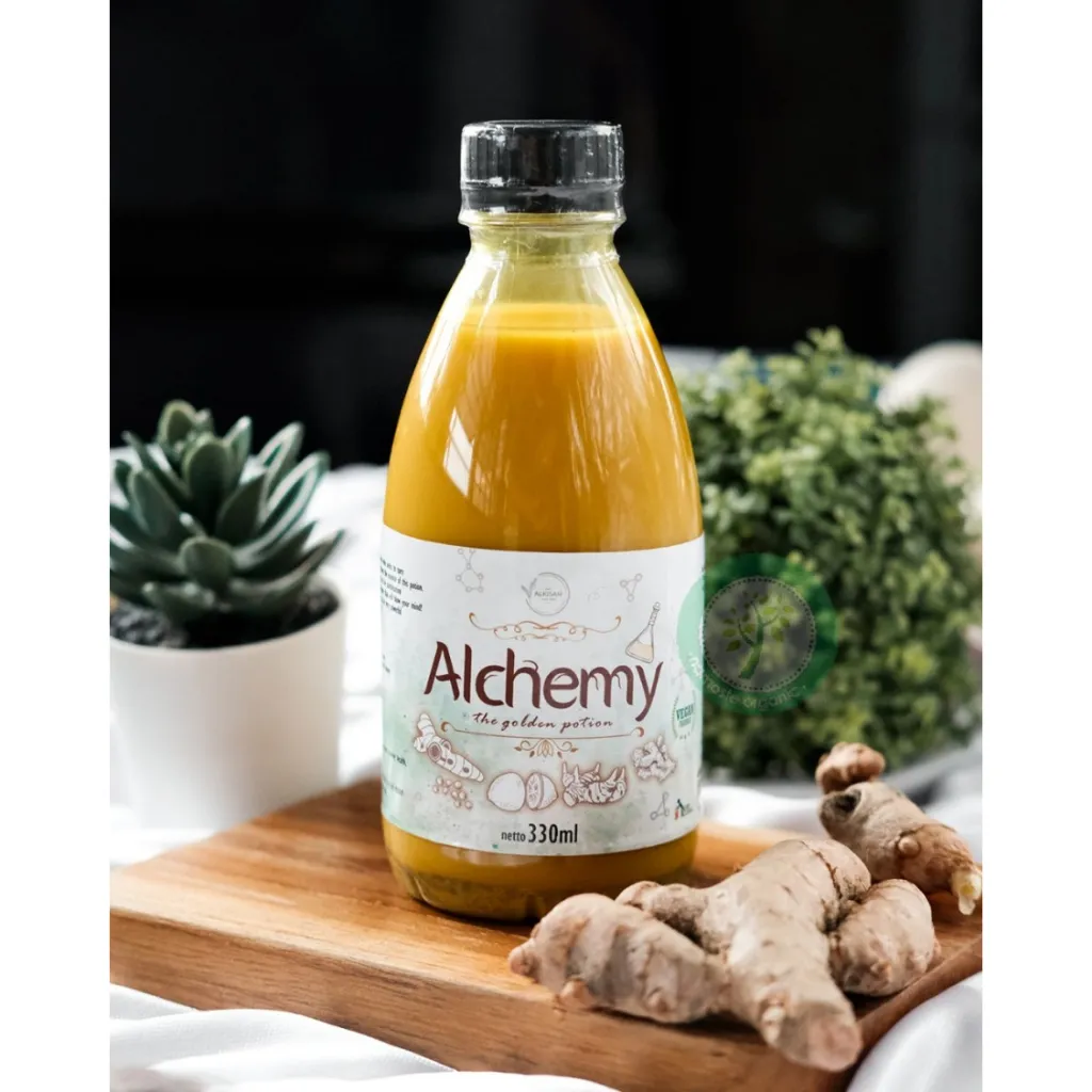 Namaste Alchemy (330ml) The Golden Potion | Minuman Kesehatan Tradisional, Jamu Siap Minum untuk Immun Tubuh, Minuman Herbal