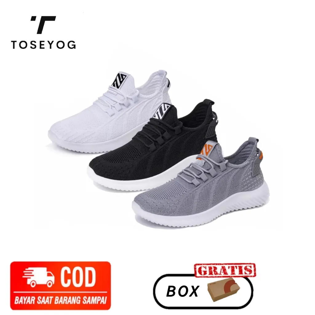 Toseyog 017 Striker Sepatu Sneaker Pria, Kasual