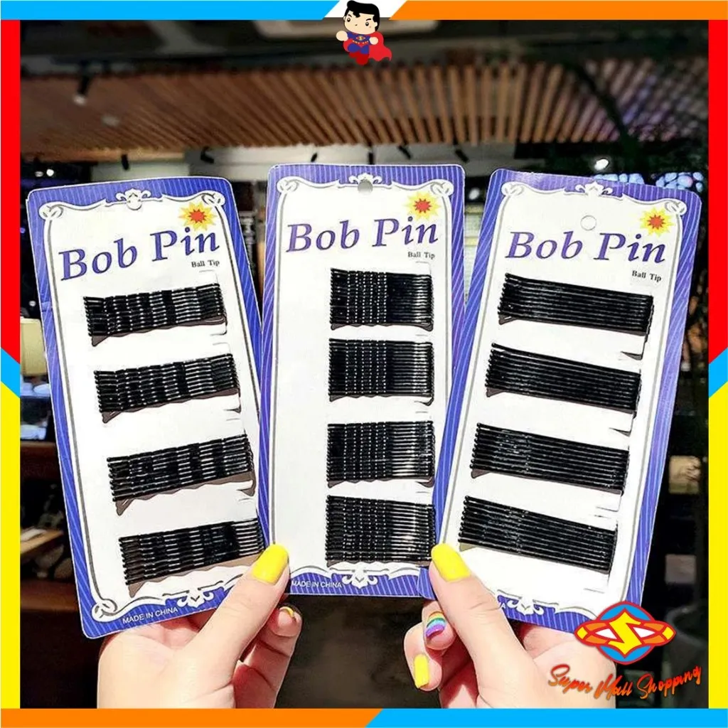 SMS Jepit Lidi Rambut Hair Pin Klip Set Penata Rambut 60Pcs Bob Pin Jepitan Slip Sanggul Lidi 36Pcs Anti Karat Tebal Lurus Gelombang Serbaguna