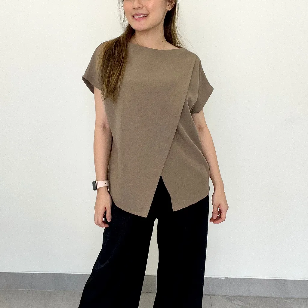 Lenata Eve Top / Atasan wanita / Daily wear Top Casual Basic Formal