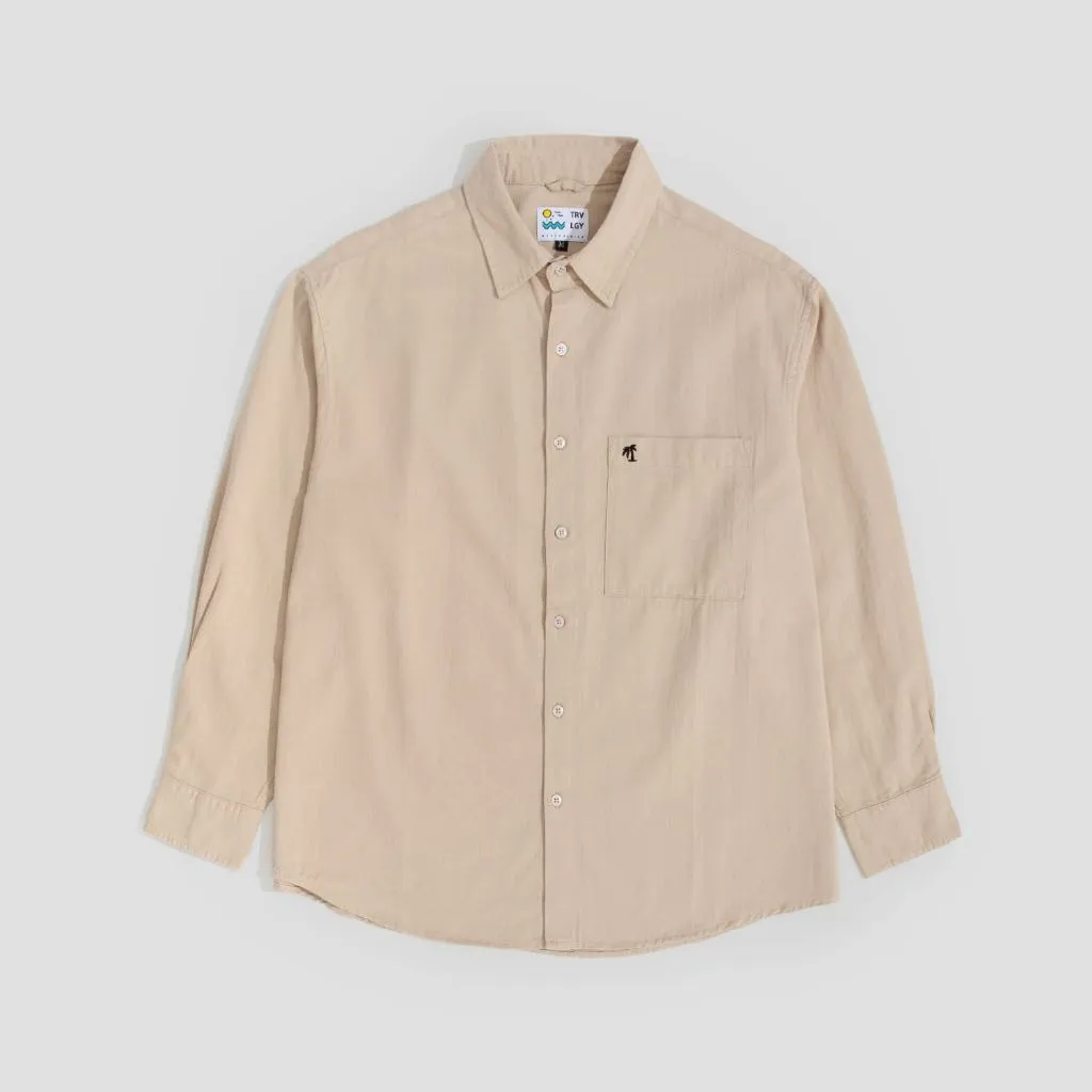 Oversized Shirt Cloudy Beige