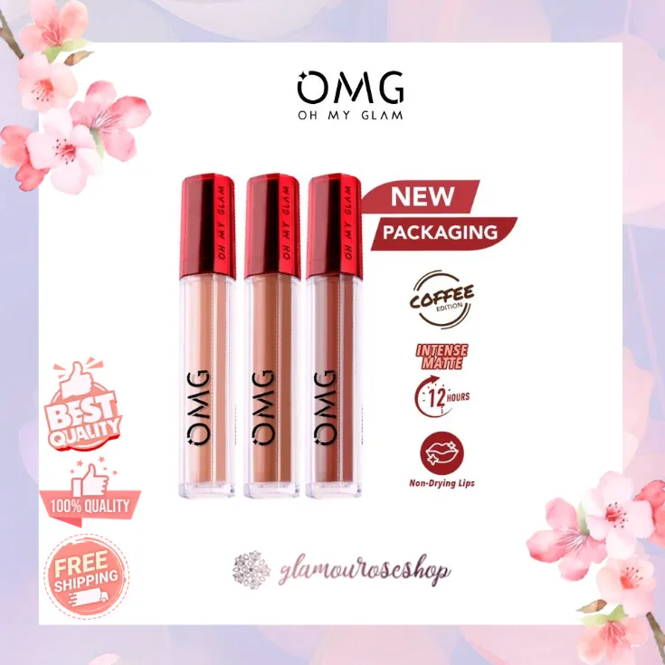 GROSIR OMG Oh My Glam Mattelast Lip Cream / Tahan Lama / HARGA GROSIR LEBIH MURAH