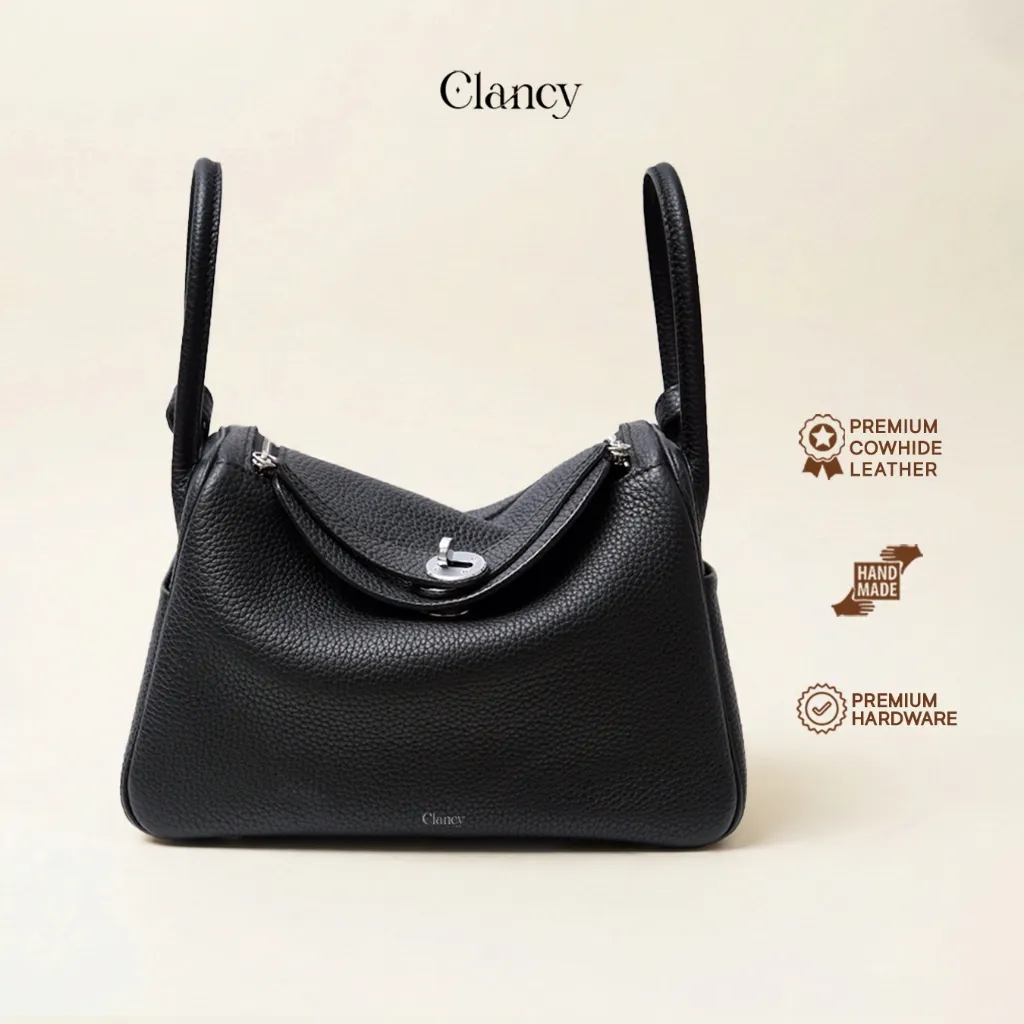Clancy Alynd VVIP Clemence Large Tas Kulit Asli Premium Cowhide Leather Selempang Elegant Wanita Formal Meeting BAG117