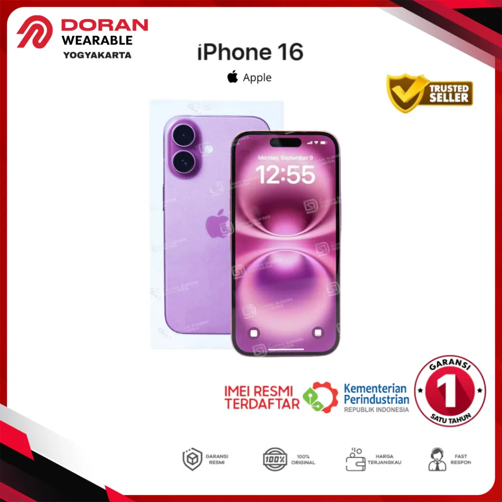 Apple Iphone 16 | 16 plus 128Gb 256Gb 512Gb - Garansi Resmi Indonesia