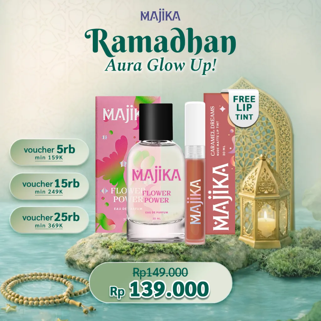 MAJIKA Flower Power Eau de Parfum FREE Lip Tint
