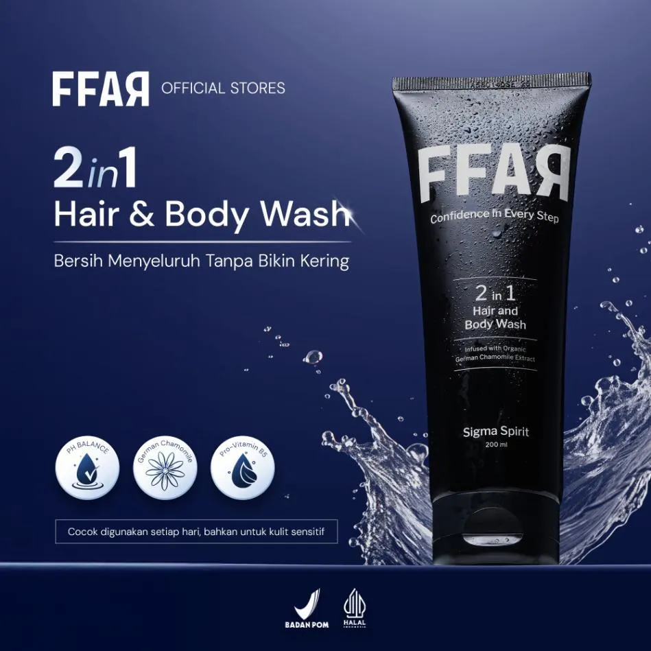 FFAR Sigma Spirit 2in1 Hair & Body Wash | 200 ML [FS]