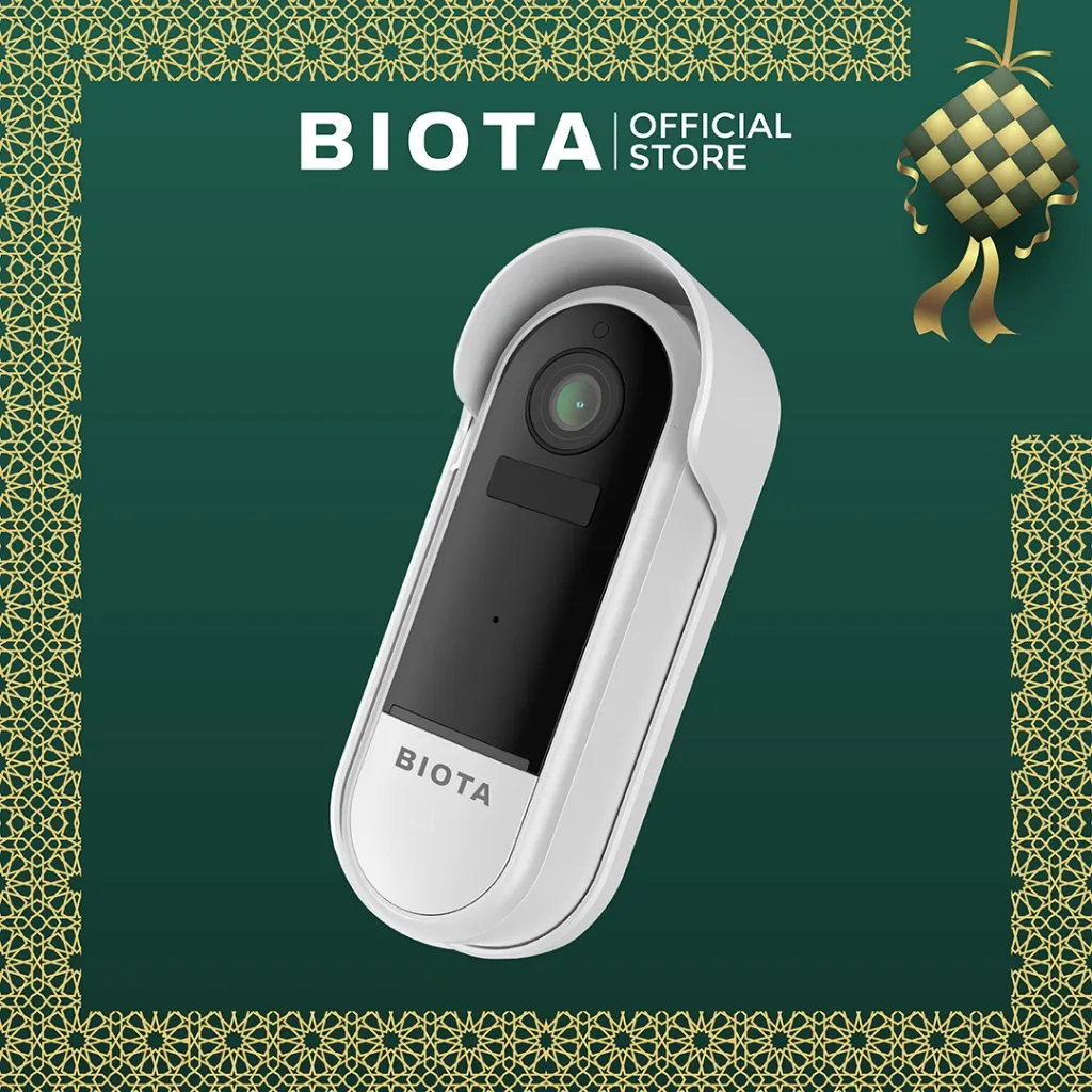 BIOTA Smart Doorbell Wireless Camera - Kamera Bel Pintu Rumah Tanpa Kabel Wireless Waterproof Door Bell