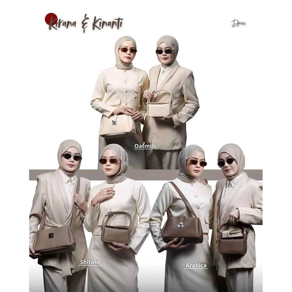 DJISOO - KINANTI KIRANA BAG HANDBAG SHOULDERBAG SLINGBAG LUXURY MEWAH ELEGAN KULIT SINTETIS PREMIUM