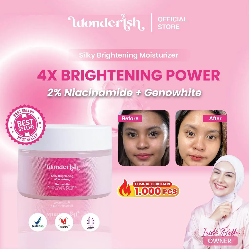 Wonderish Moisturizer - Brightening Silky Niacinamide by Irish Bella 30gr