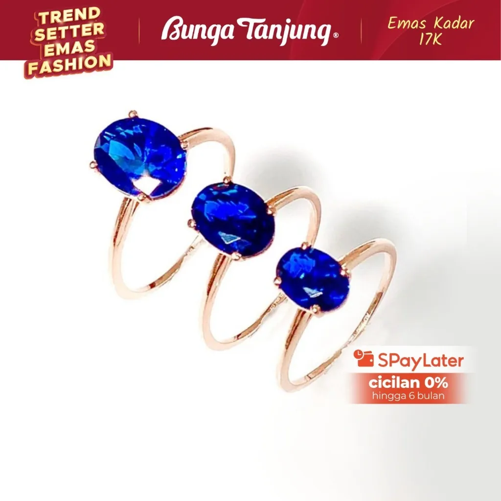 CINCIN SPECIAL PROMO A - EMAS 17K - BUNGA TANJUNG GOLD