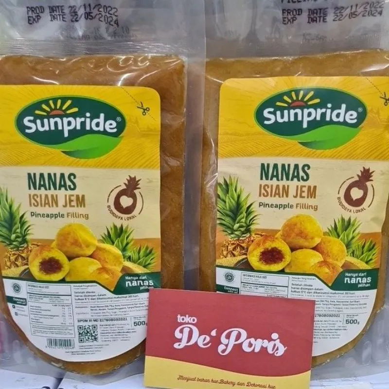 Filling Nastar nanas Sunpride 500grm