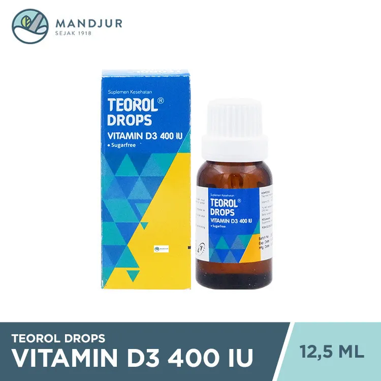 Teorol Drops Vitamin D3 400 IU -  Suplemen Vitamin D