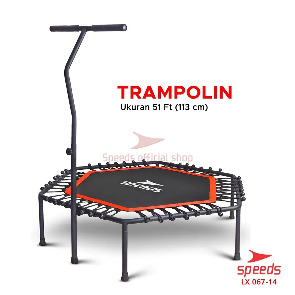 SPEEDS Trampoline Lompat Olahraga Trampolin Gym Workout Original Workout Fitness Jumping 067-2