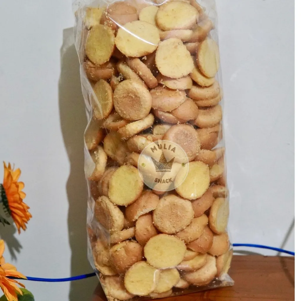 500 GRAM Bagelen mini vanilla / Roombutter Roti Kering Bagelan