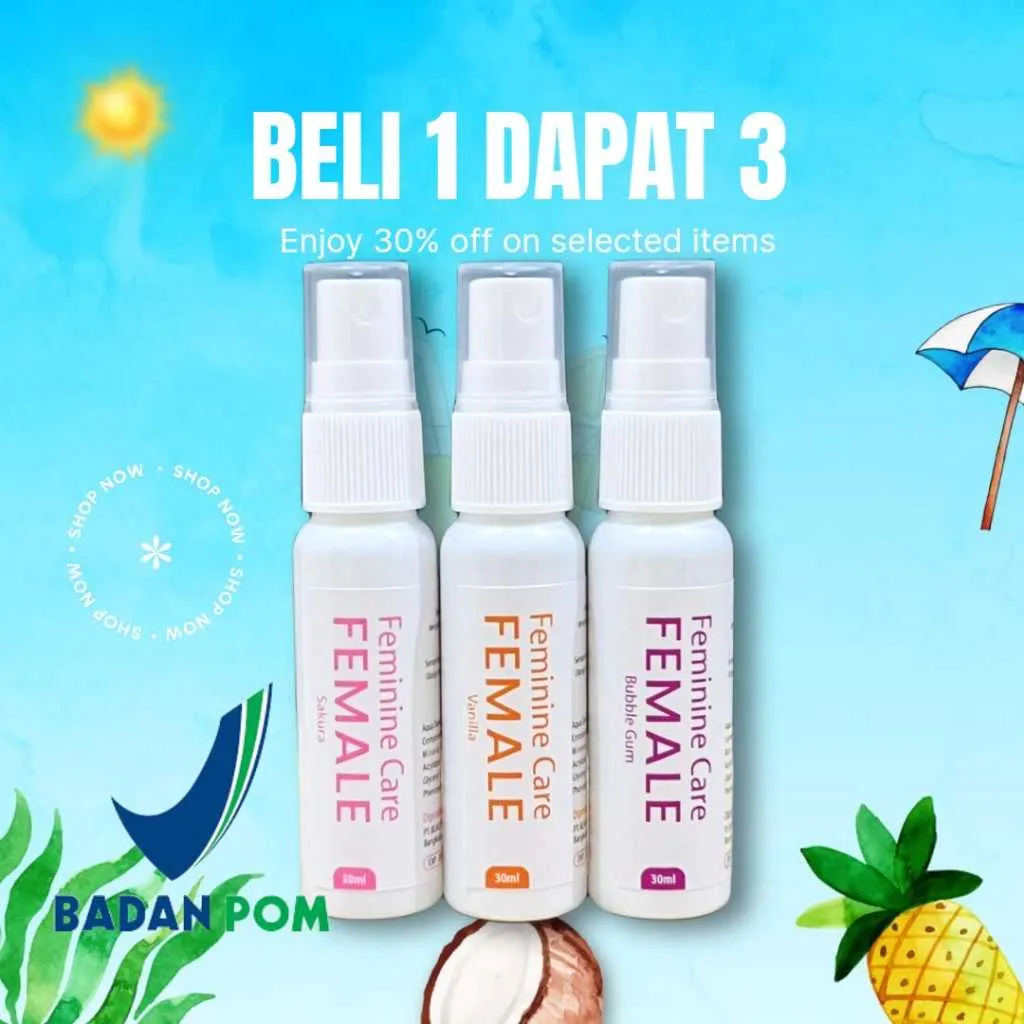 Paket Bundling Sweet Aromatic Feminine Care Spray 3 Pcs Wangi Tahan Lama