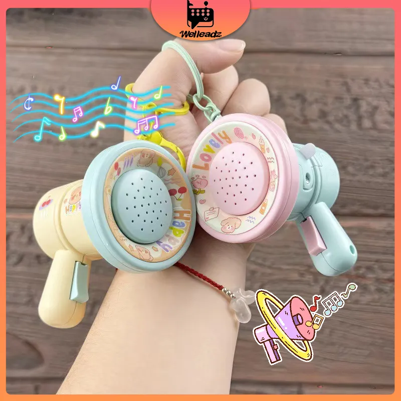 Keychain Lucu Dari Pengeras Pengeras Suara/Genggam Gantung Tas Sekolah Pembicara Kecil