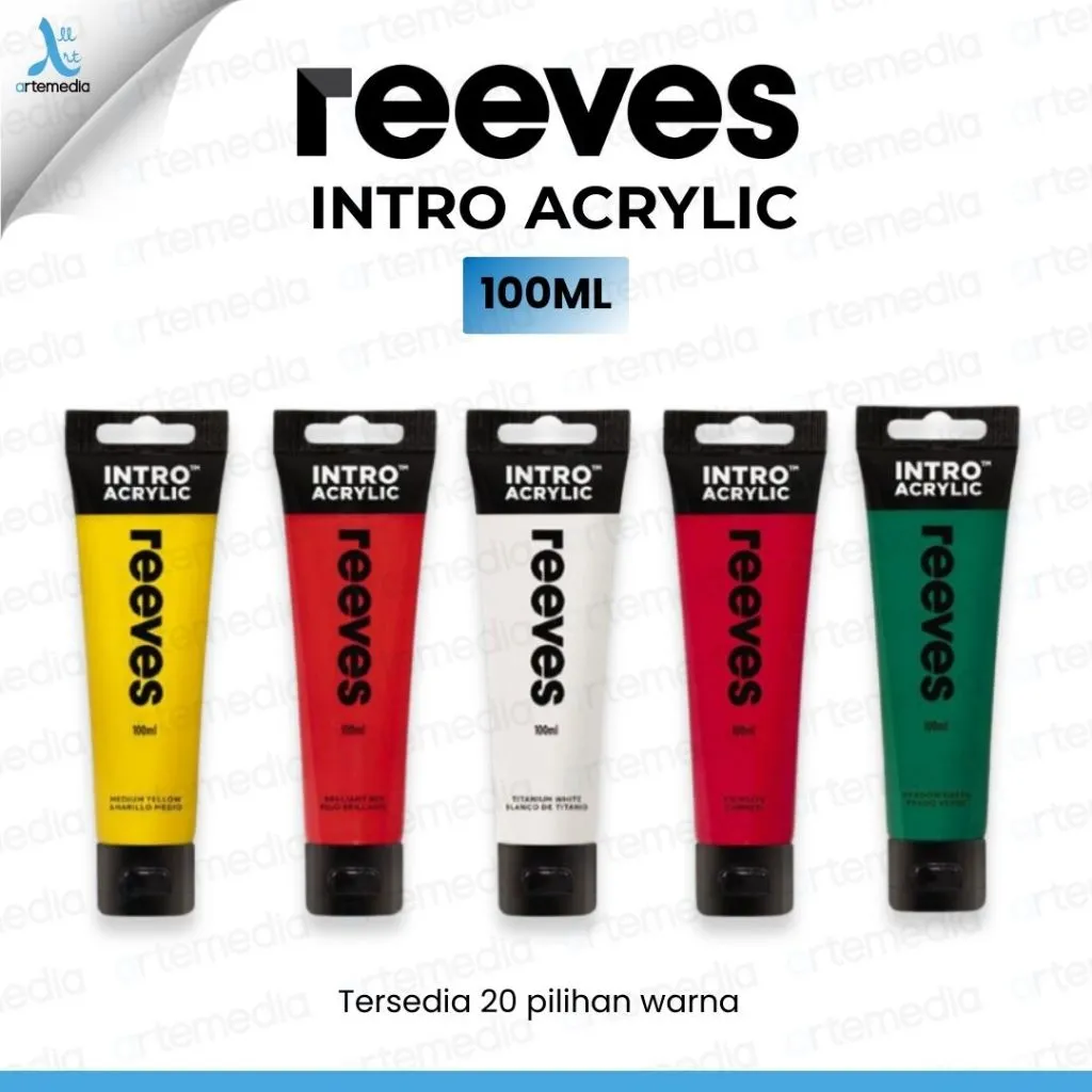Reeves Acrylic Intro 100ml Acrylic Paint Color Cat Akrilik