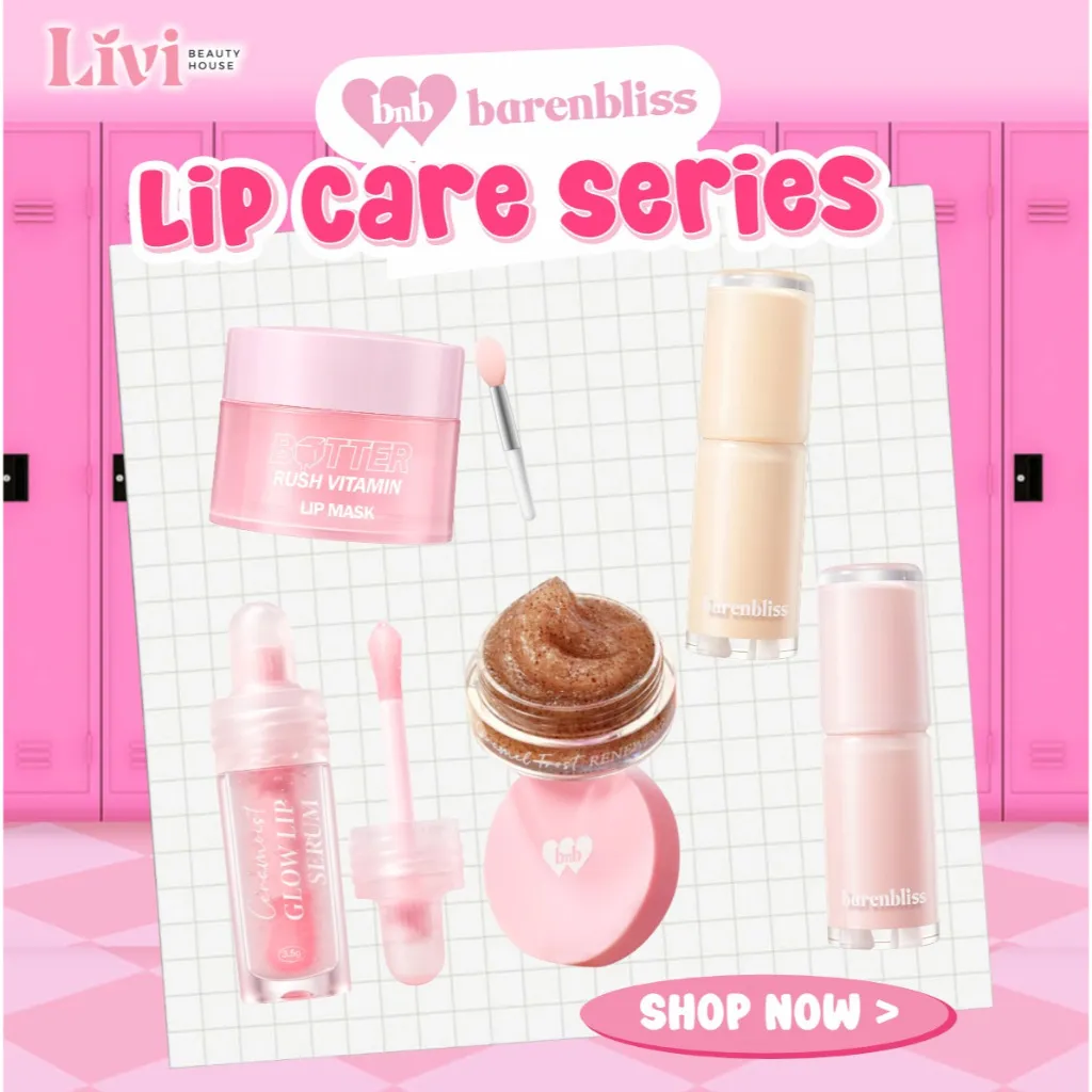 LIVI - BNB Barenbliss Lip Care SERIES | Lip Serum | Lip Mask | Lip Scrub | Lip Balm Silver Gold Ceramoist Glow Lip Serum