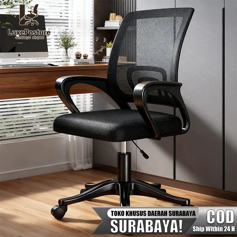 Pengiriman Dari Surabaya---Kursi Kantor Kursi Kerja Kursi Kelajar Kursi Gaming Desain Ergonomis Dapat Diadjust Tinggi