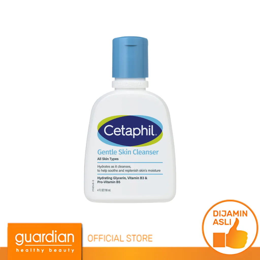 Cetaphil Gentle Skin Cleanser 59 ml, 118 ml - Sabun Pembersih Muka untuk Skin Care Cocok Untuk Segala Jenis Kulit