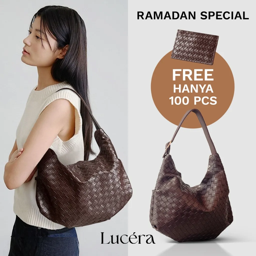 LUCERA - Lexa Woven Shoulder Bag - Tas Anyaman Wanita